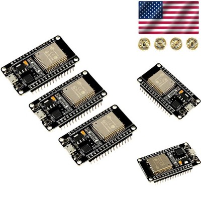 Advanced ESP-32S Development Board Trio: 2.4GHz WiFi & Bluetooth Microcontroller