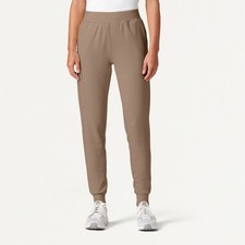 JAANUU Rubi Slim Scrub Jogger Mocha 2X Regular Fit Medical Pants