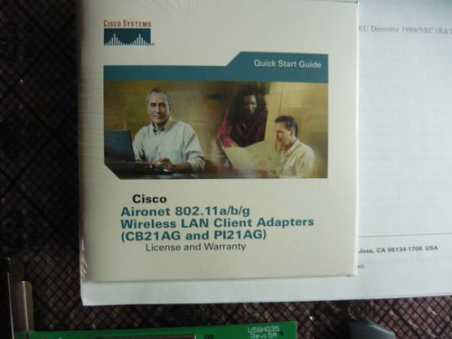 NEUF : Adaptateur PCI sans fil Cisco AIR-PI21AG-E-K9 Aironet 802.11a/b/g boite - Photo 5/6