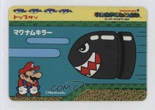 1990 Top Sun Super Mario World Banzai Bill Mario 0q9m