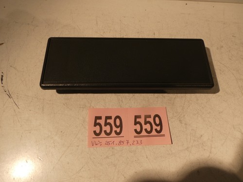 orig. VW Radio - Schachtabdeckung gebraucht Nr. 251 857 233 für div. VW Oldtimer