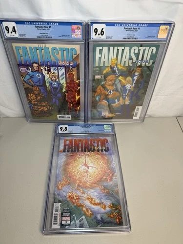 The Fantastic Four CGC Graded comic book lot 2023 #1,#1 And #2