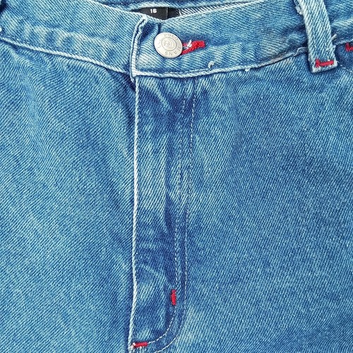 Polo Jeans Co Ralph Lauren Blue Denim Jorts Carpenter Skater Size 16 (28x11.5) - Picture 4 of 13