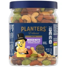 PLANTERS Deluxe Mixed Nuts, Cashews, Almonds, Pecans, 27 Ounce (Pack of 1) 