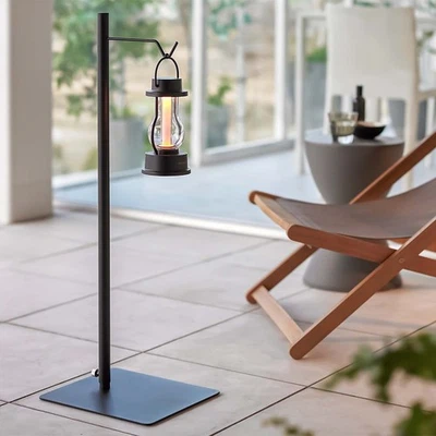 Soporte Farol Extensible Negro 80-152cm "Tower" Yamazaki Home