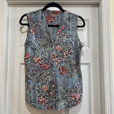 Amanda Women's Sleeveless Blouse Size Medium