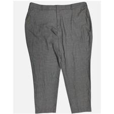 NWT Nine West Mid Rise Skinny Pants Womens 10 Gray Black Pockets