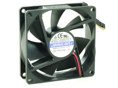 Jamicon JF0825S1H--S 80x80x25mm PC Cooling Fan Computer Lüfter 12V 0.19A 2.28W