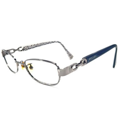 Coach HC5054 Faina 9186 Dark Silver Black White 49-17 135 Eyeglasses FRAME ONLY