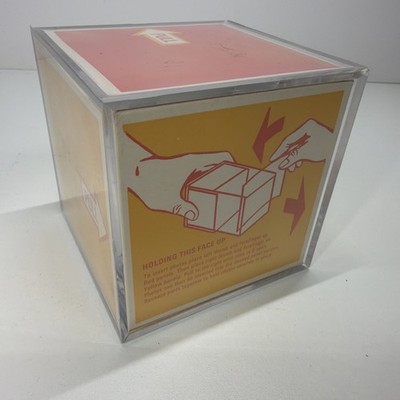 Polaroid Foto Bilderwürfel Box Vintage Kunststoff 70er NIE BENUTZT MIT EINLAGEN