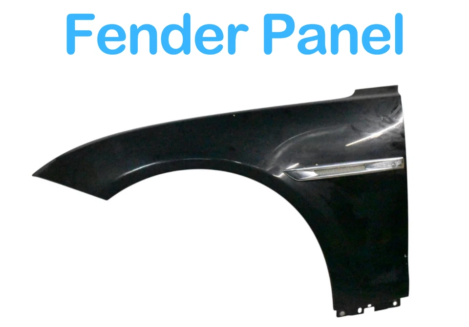 Panel de carcasa de guardabarros delantero izquierdo Jaguar XJ 10-18 negro AW93F16135 OEM Foto 3 de 4