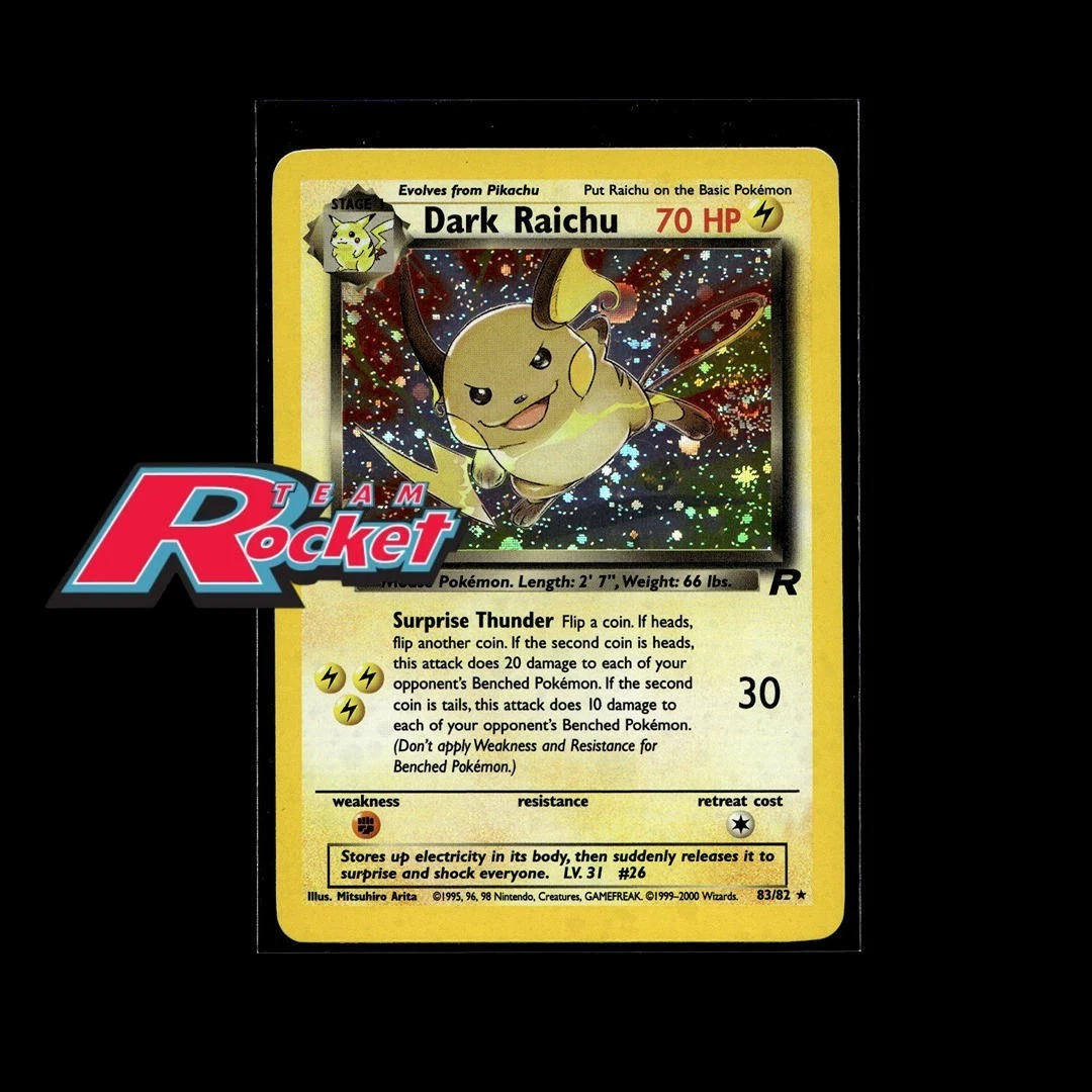 Raichu Pokémon TCG Secret Rare Individual Collectible Card Game Cards for  sale