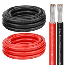 6 Gauge Marine Wire, 6 AWG Tinned Copper Electrical Wire, Boat Cable for Auto...
