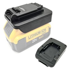 Battery Adapter Converter for DeWalt 20V MAX XR Lithium-Ion Battery to Black ...