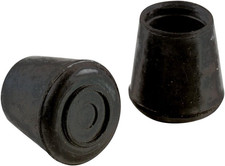 Shepherd 24 Pack Non-Slip round Rubber Leg Tip Floor Protectors 7/8" Inner Dia