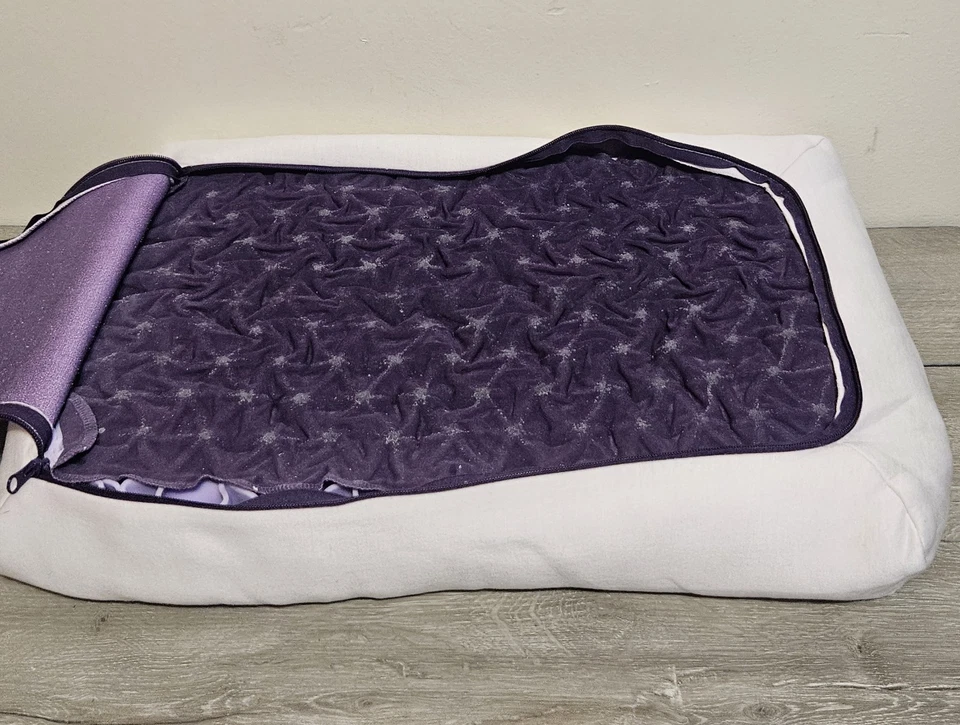 Almohada Púrpura Original Estándar 22x16 Gelflex Rejilla Hexagonal Enfriamiento con Estuche de Transporte Foto 4 de 4