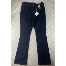 Chico's Platinum Barely Boot Women 0 S Regular Tampa Rinse NWT Dark Wash Jeans