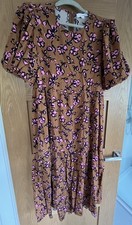 Liena floral puff sleeve Summer/Occasion/Party/wedding/guest/day Dress - 12. 