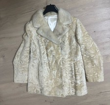 Damenpelzjacke ECHTFELL Vintage Siege, beige,  Grösse 40