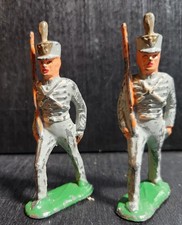 BARCLAY MANOIL VINTAGE 1930s WEST POINT CADETS SET OF 2 ORIGINAL TOY SOLDIERS
