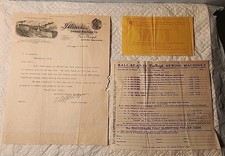 Membrete y 2 hojas de precios de Illinois Sewing Machine Company 25 de enero de 1906