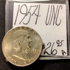 1954 Franklin Silver Half Dollar UNC! ENN Coins