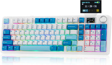 Aula F99 MAX Wireless Mechanical Keyboard, Smart Screen & Knob, 8000Mah, 2.4Ghz/