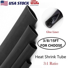 3:1 Marine Grade Heat Shrink Tubing Wire Wrap Adhesive Glue Lined Waterproof