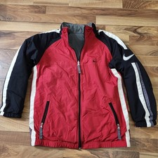 VTG 90s NIKE - Reversible Jacket Winter Snow Full Zip Up - Youth Size XL NO HOOD