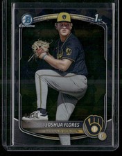 2025 Bowman Draft #BDC-82 Joshua Flores Sapphire Black /10