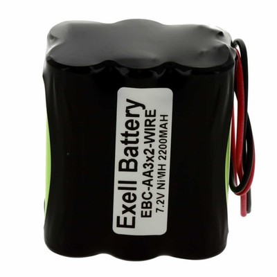7.2V 2200mAH Custom NiMH Battery Pack For Audio Devices, 2way Radios, Exit Signs