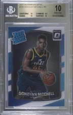 2017 Panini Donruss Optic Rated Rookie Donovan Mitchell #188 BGS 10 PRISTINE 1j6
