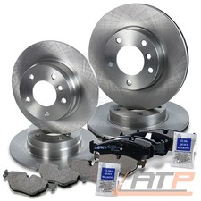 BREMSSCHEIBEN + BREMSBELÄGE BREMSKLÖTZE VORNE + HINTEN FÜR BMW 3-ER E36 E46
