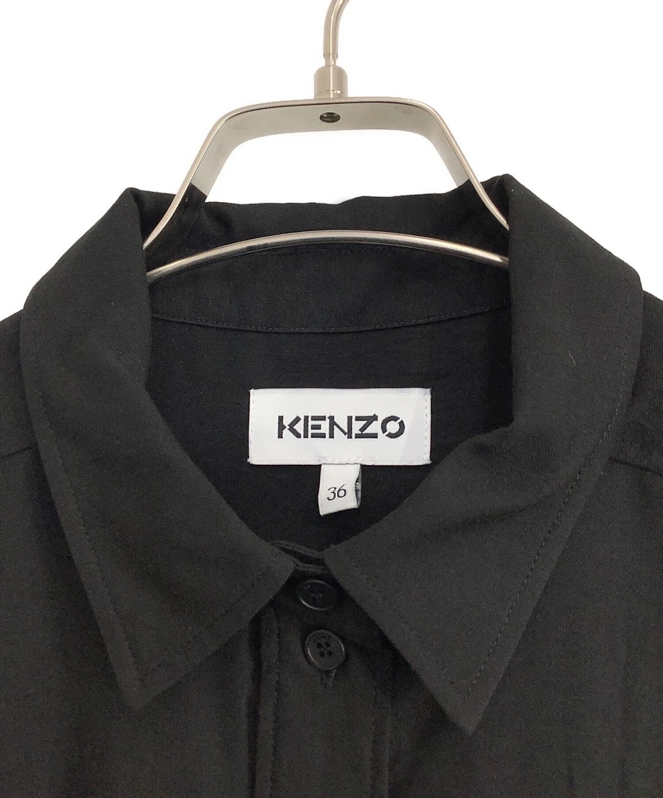 Abito camicia KENZO KENZO 36 nero quasi come nuovo
