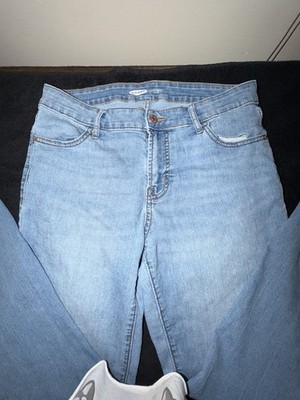 Old Navy Women's Light Wash Blue Denim Super Skinny Jeans Stretch 5-Pocket 30