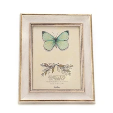 6x8 Inches Vintage Feel Rustic Picture Frame For Tabletop or Wall Hanging wit...