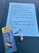 BRAID SALTWATER KURU KURU JIG TAIL SPINNER BLUE MACKEREL +PINK  W/COMBINED SHIP