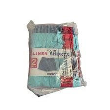 32 Degrees Cool Youth-size 4 LINEN SHORTS Size Med 10/12 Four Pairs
