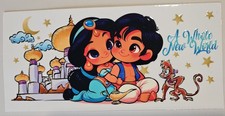 Jasmine With Aladdin UV DTF CUP WRAP TRANSFER DECAL