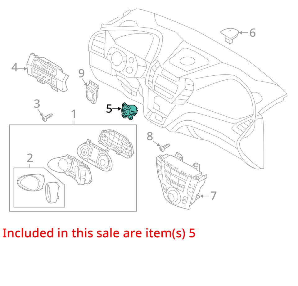 Ignition Switch LWB Keyless Ignition Smartkey Fits 17-19 SANTA FE 1985646 - Image 3 of 4