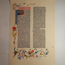 St. Jerome s Gutenberg Bible Illum. Facsimile...