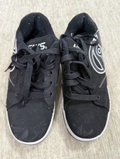 Heelys Voyager Skate Shoes Youth Size 4 Black/white Roller Skate Wheels
