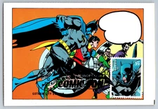 #4084e Superheroes Batman Maxicard w/Comic Con Cancel