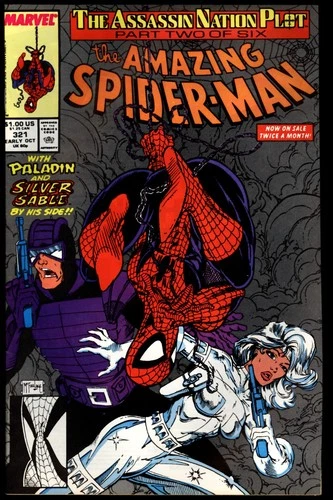 Amazing Spider-Man #321 Marvel 1989 (VF-) McFarlane Cover L@@K!
