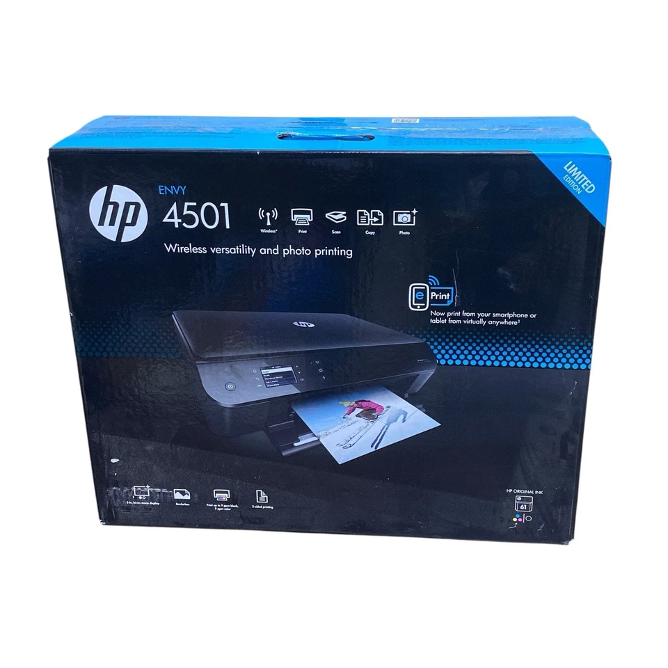 HP Envy 4501 All-in-One Wireless WiFi Inkjet Printer Copy, Scan, Photo New - Image 3 of 4