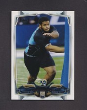 2014 Topps - Aaron Donald #424 Base (RC) Rookie Card LA Rams. rookie card picture
