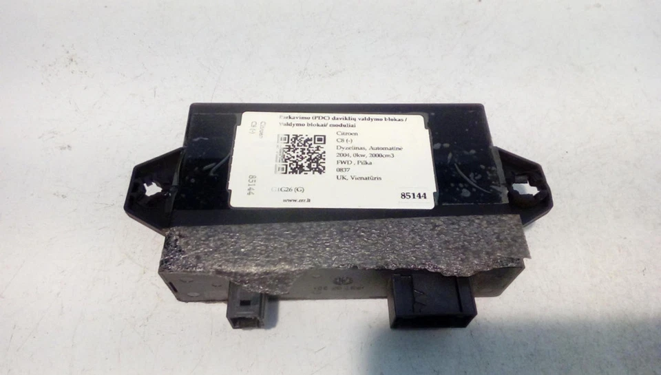 Centralina PDC Park Assist CITROËN C8 EA, EB 9650400280 2.0 Diesel 27534369 - Immagine 3 di 4