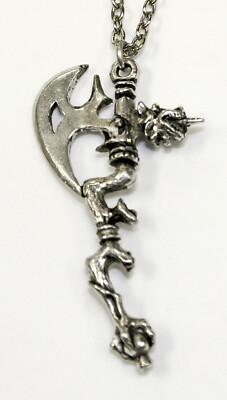 Alchemy Gothic Reider's Axe Pendant Necklace P1
