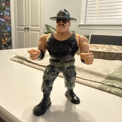 LOOSE Sgt Slaughter Series 3 WWF Wrestling Hasbro ...