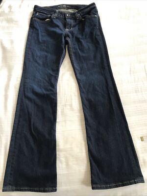 BIG STAR 1974 Hazel Mid Rise BOOTcut dark blue stretch Jeans 28sx29.Pockets,Zip 